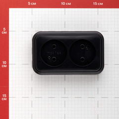 Розетка Svet накладная черная (0215-00421/1630/1631) - фото 4