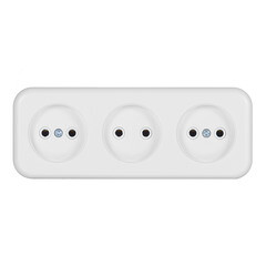 Розетка Svet накладная белая (0215-00641/9881/9882) - фото 1