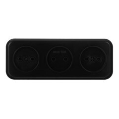 Розетка Svet накладная черная (0215-00691/1877) - фото 1