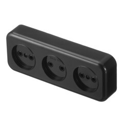 Розетка Svet накладная черная (0215-00691/1877) - фото 5