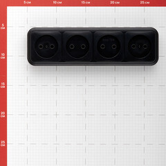 Розетка Svet накладная черная (0215-01141/2286) - фото 4