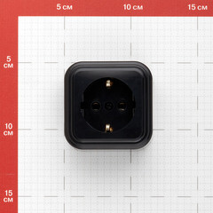 Розетка Svet накладная черная (0215-00151/1395) - фото 3