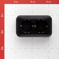 Розетка Svet накладная черная (0215-00511/1716/1715) - фото 2