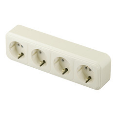 Розетка Svet накладная бежевая (0215-01201/2330/2331) - фото 5