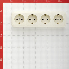 Розетка Svet накладная бежевая (0215-01201/2330/2331) - фото 2