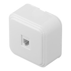 Розетка телефонная Svet накладная белая (0219-00011/5661/5660) - фото 5