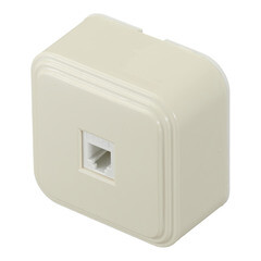 Розетка телефонная Svet накладная бежевая (0219-00021/3726) - фото 5