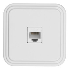 Розетка компьютерная Svet накладная белая (0217-00011/5677) - фото 1