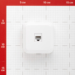 Розетка компьютерная Svet накладная белая (0217-00011/5677) - фото 2