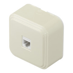 Розетка компьютерная Svet накладная бежевая (0217-00021/3863) - фото 3