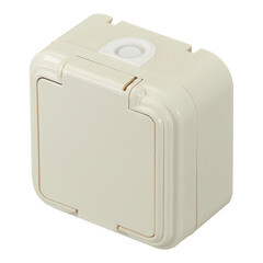 Розетка Svet накладная бежевая с крышкой (0215-00211/1449/1440) - фото 6