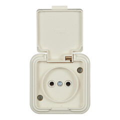 Розетка Svet накладная бежевая с крышкой (0215-00211/1449/1440) - фото 3