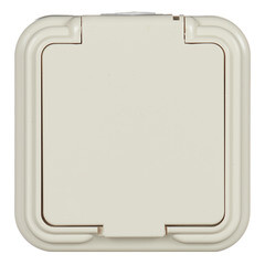 Розетка Svet накладная бежевая с крышкой (0215-00301/1524) - фото 1