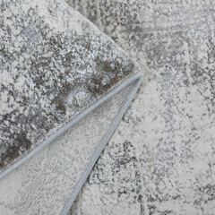 Ковер 1,2х1,7 м прямоугольный Nirvana серый - фото 4