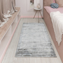 Ковер 1,2х1,7 м прямоугольный Nirvana серый - фото 3