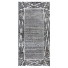 Ковер 0,8х1,5 м прямоугольный Nirvana темно-серый - фото 1