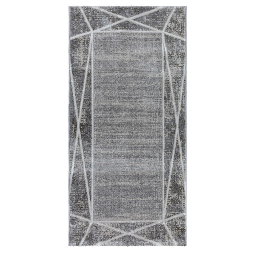 Изображение товара Ковёр прямоугольный Nirvana 1,2х1,7 м турецкий из полиэстера темно-серый