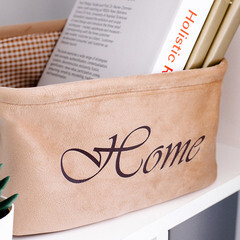 Корзина для хранения Велюр 250х190х140 мм бежевая - фото 4