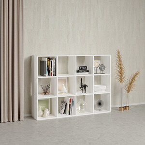 Стеллаж Кубо 1392х1049х317 мм белый