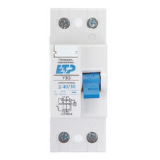 УЗО ETP DLF362 40А 1P+N тип AC 30 мА 4,5 кА компактное (18100)