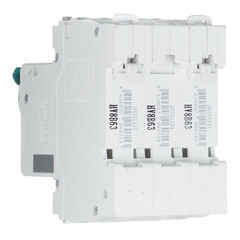 Автоматический выключатель модульный Dekraft BA-101 3P 63А тип B 4,5 кА 230/400 В (11036DEK) - фото 3