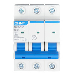 Автоматический выключатель Chint (296830 Chint) 3P 32А тип С 4,5 кА 400 В на DIN-рейку