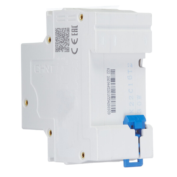 Автомат дифференциальный Chint NXBLE-63Y 16А 30 мА 1P+N тип AC 4,5 кА ...