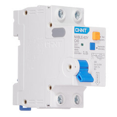 Автомат дифференциальный Chint NXBLE-63Y 40А 1P+N тип AC 30 мА 4,5 кА компактный (105546) - фото 3