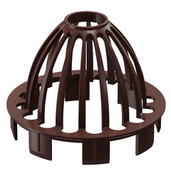 Изображение товара Сетка воронки Docke Premium пластиковая d85 мм коричневая RAL 8017