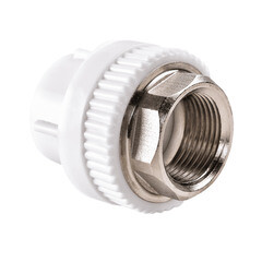 Изображение товара Муфта полипропиленовая РВК комбинированная 40 мм х 1 1/4 ВР(г) под ключ (050103)