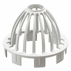 Сетка воронки Docke Premium пластиковая d85 мм пломбир RAL 9003 - фото 1