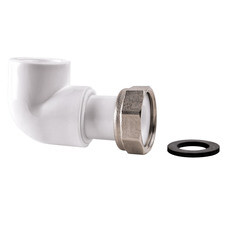 Угол полипропиленовый РВК 20 мм х 1/2 ВР(г) с накидной гайкой (032269)