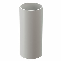 Труба водосточная Docke Premium пластиковая d85 мм 1 м пломбир RAL 9003 - фото 1