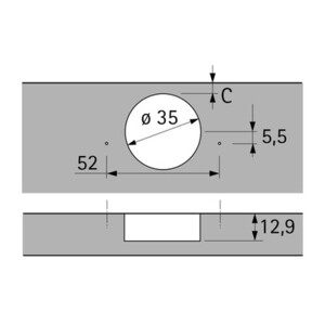 Петля мебельная для шкафа Hettich Sensys с доводчиком 110° металл (2 шт.) (46002) — купить в Санкт-Петербурге: цены, характеристики, отзывы и фото в интернет-магазине Петрович.