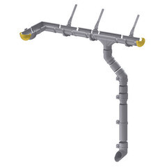 Заглушка желоба пластиковая d120 мм Docke Standard светло-коричневая RAL 8017 - фото 3