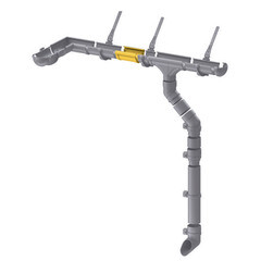 Соединение желоба пластиковое d120 мм Docke Standard пломбир RAL 9003 - фото 2