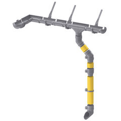 Труба водосточная Docke Premium пластиковая d85 мм 3 м пломбир RAL 9003 - фото 2