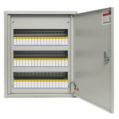 Щит распределительный встраиваемый EKF PROxima ЩРВ-54 металлический IP31 520х440х120 мм 54 модуля с замком - фото 12