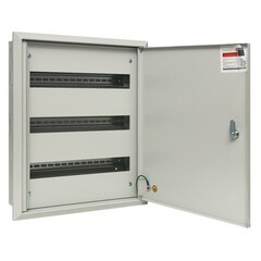 Щит распределительный встраиваемый EKF PROxima ЩРВ-54 металлический IP31 520х440х120 мм 54 модуля с замком - фото 3