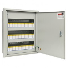 Изображение товара Щит распределительный встраиваемый EKF PROxima ЩРВ-54 металлический IP31 520х440х120 мм 54 модуля с замком