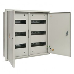 Щит распределительный встраиваемый EKF PROxima ЩРВ-72 металлический IP31 520х605х120 мм 72 модуля с замком - фото 11