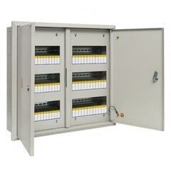 Изображение товара Щит распределительный встраиваемый EKF PROxima ЩРВ-72 металлический IP31 520х605х120 мм 72 модуля с замком