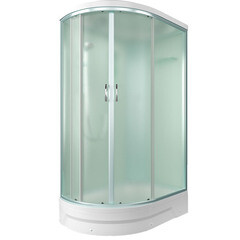 Душевая кабина Erlit 120х80х226 см стекло матовое 4 мм с средним поддоном асимметрия правая - фото 4