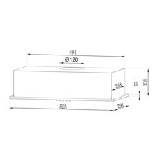 Кухонная вытяжка встраиваемая Lex GS Bloc Light 600 WH 60 см белая - фото 3