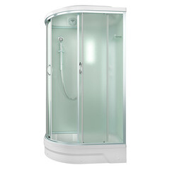 Душевая кабина Erlit 120х80х226 см стекло матовое 4 мм с средним поддоном асимметрия правая - фото 6