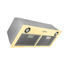 Кухонная вытяжка встраиваемая Lex GS Bloc P 900 Ivory 90 см бежевая - фото 3