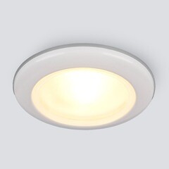 Светильник встраиваемый G5.3 белый 50 Вт IP44 Elektrostandard Moist (a031492) - фото 4