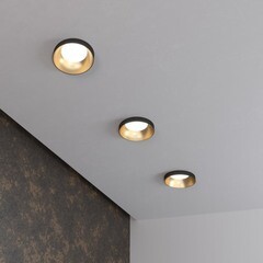 Светильник встраиваемый GU10 золото/черный 50 Вт IP20 Elektrostandard Discus (a053341) - фото 4