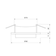 Светильник встраиваемый GU10 белый 50 Вт IP20 Elektrostandard Solar (a055669) - фото 2