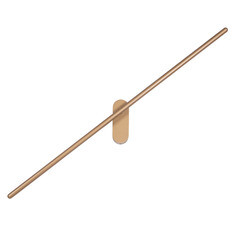 Подсветка настенная светодиодная золото 9 Вт 4000К IP20 Arte Lamp Prima (A2028AP-1GO) - фото 1